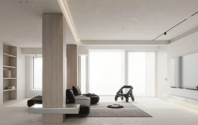 客廳有柱子別愁！實(shí)用裝修方案，顏值與實(shí)用雙在線